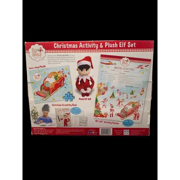 The Elf On The Shelf Christmas Activity And Plush Elf Set - Picture 2 of 4